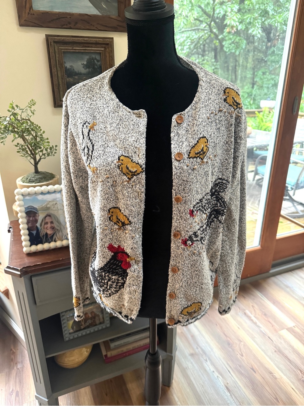 Northern Isles chicken sweater.